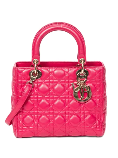 Christian Dior Pre-Owned medium Lady Dior tote bag Pink 18MA1114