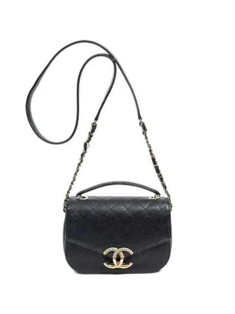 CHANEL Pre-Owned small Cuba tote bag Black 23582077