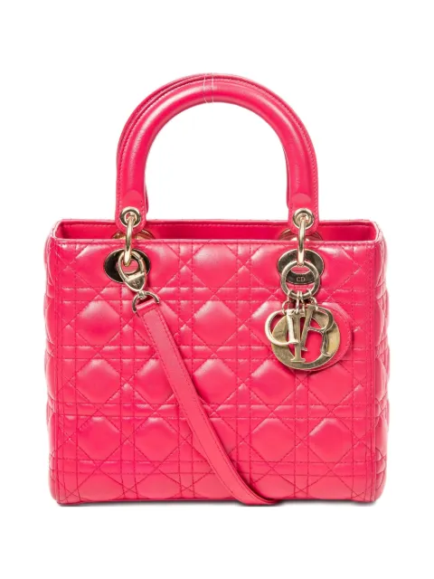 Christian Dior Pre-Owned medium Lady Dior tote bag Pink 18MA0134
