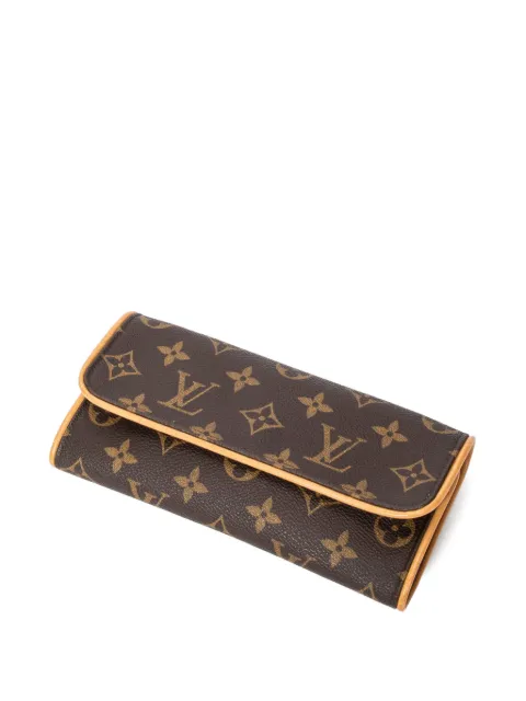 Louis Vuitton Pre-Owned 1998 PM Twin clutch bag Brown CA1918