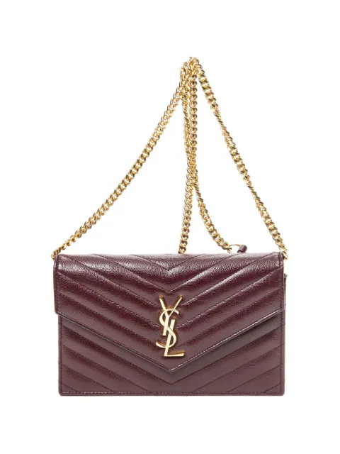 Saint Laurent Pre-Owned Cassandre Envelope cross body bag Red TBL3939530520