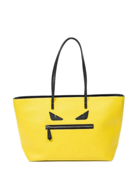Fendi Pre-Owned Monster Eyes tote bag Yellow 8BH18568B1689851