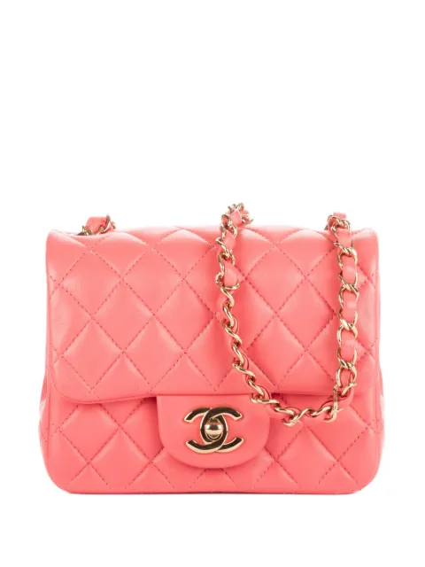 CHANEL Pre-Owned mini Classic Single Flap shoulder bag Pink 30718584