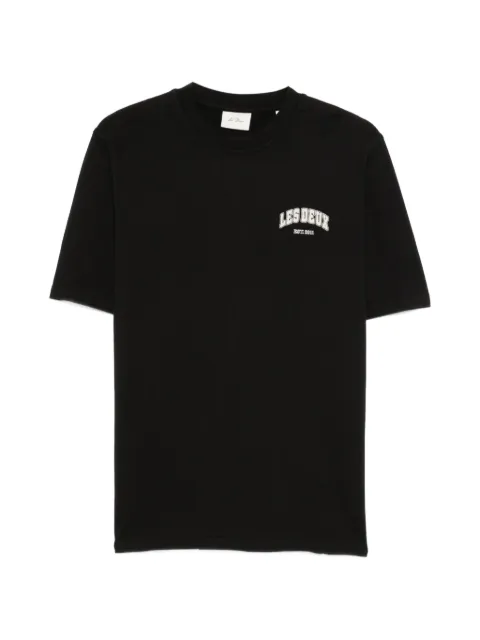 Les Deux Brady logo T-shirt Black 1001473