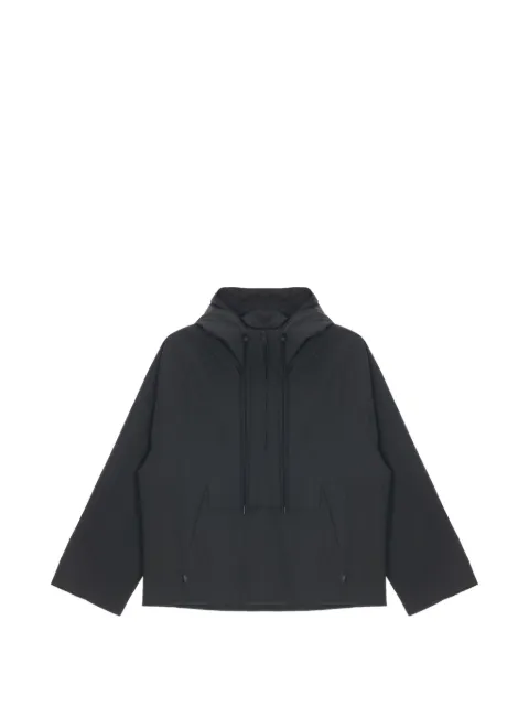 Studio Nicholson hooded pullover jacket Black RAULTSNM1464