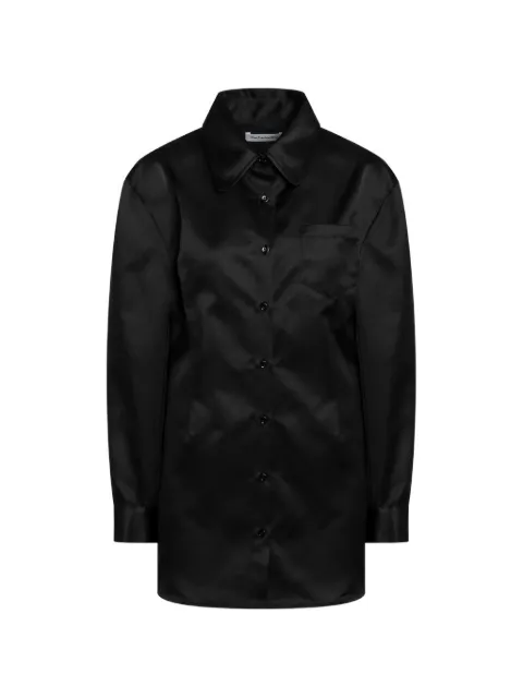The Frankie Shop Akita shirt dress Black SDFS21489PL