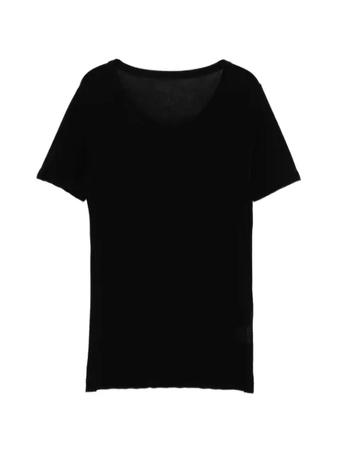 Yohji Yamamoto cotton jersey T-shirt Black FPT02070