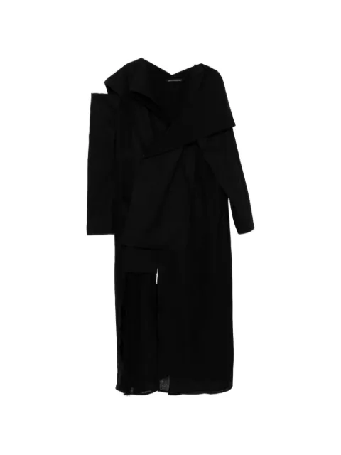 Yohji Yamamoto fringed jacket Black FPJ01819