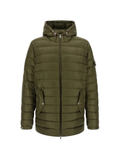 Moncler Oahu adjustable-hood zipped coat Green L10911A00075597XQ