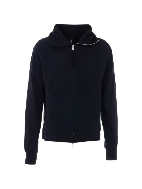 Thom Krom zip-up hoodie Black MSJ694