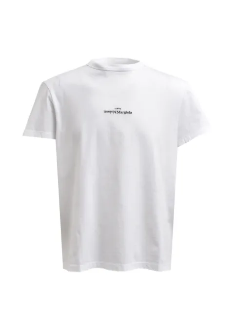 Maison Margiela embroidered T-shirt White S30GC0701S22816WHTBLKEMBROIDERY