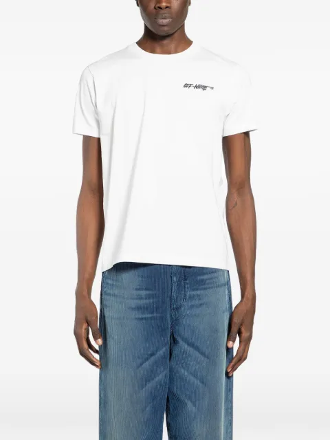 Off-White logo T-shirt White OMAA027S26JER009