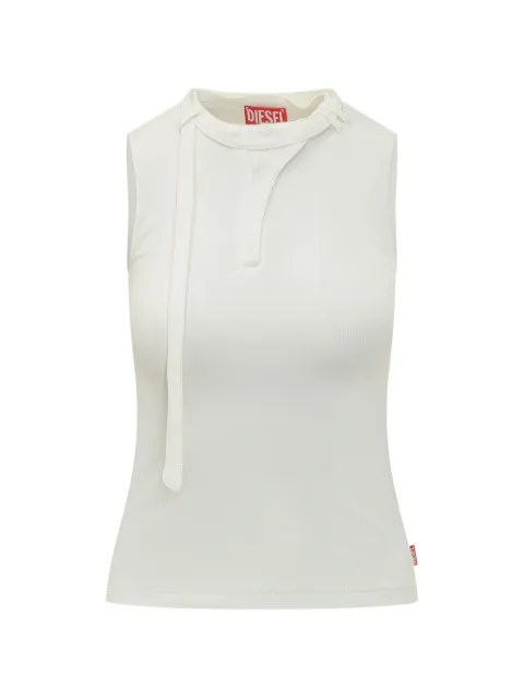 Diesel tie detail tank top White A235420JEAI141