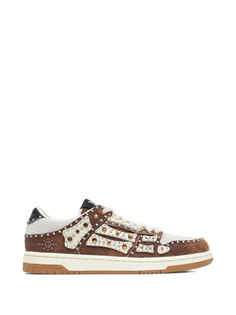 AMIRI stud Skel top low sneakers Brown AMSNSN1002