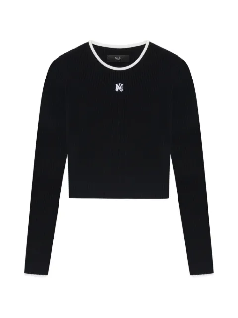 AMIRI women´s Ma long sleeve tee Black AWTOKN1002