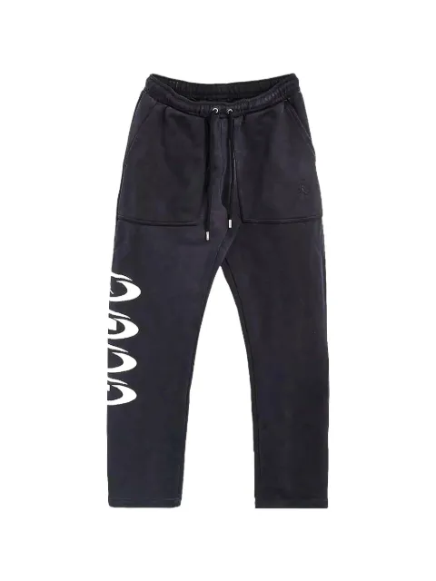 Jordan x Travis Scott fleece-texture track pants Grey DZ5508045