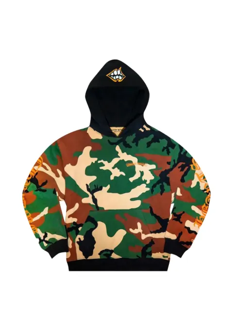 Chrome Hearts Matty Boy Caution hoodie Green CHRM0742