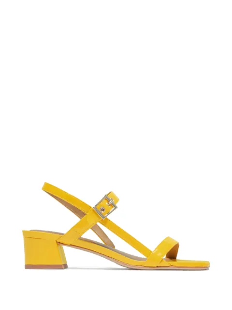 Bernardo Jinji buckle strap sandals Yellow JINJI