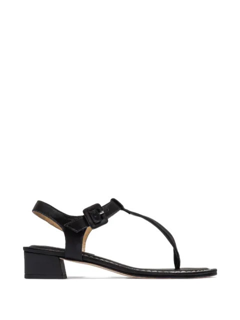 Bernardo Goyara buckle T-strap sandals Black GOYARA