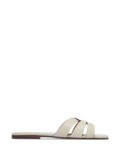 Bernardo Oxford woven flat sandals Neutrals OXFORD