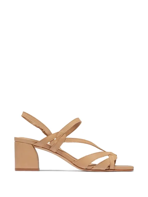 Bernardo Gyoda square-toe strappy sandals Neutrals GYODA