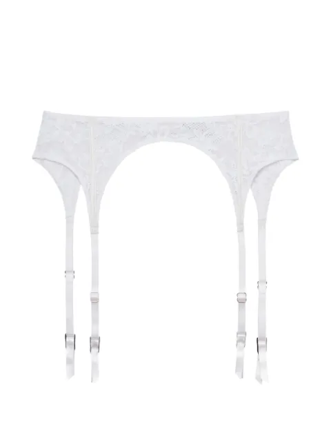 Fleur Du Mal Le Stretch lace garter White GR00760300