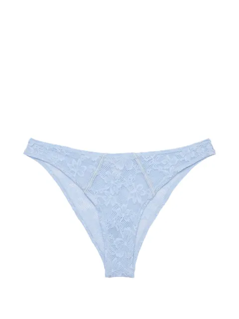 Fleur Du Mal Le Stretch lace thong Blue PY04080976