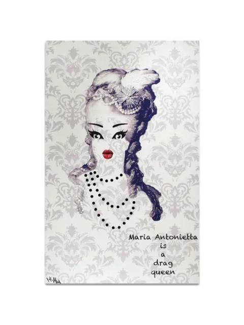 Vj’s Mind extra small Maria Antonietta painting White 99988