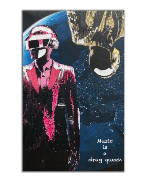 Vj’s Mind extra small Music painting Black 99985