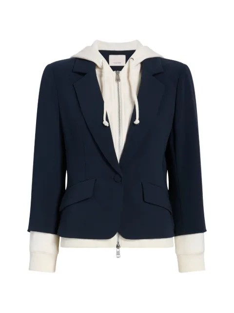 Cinq A Sept Zip Up Le Petit Khloe hooded jacket Blue ZJ7881319ZNVIV