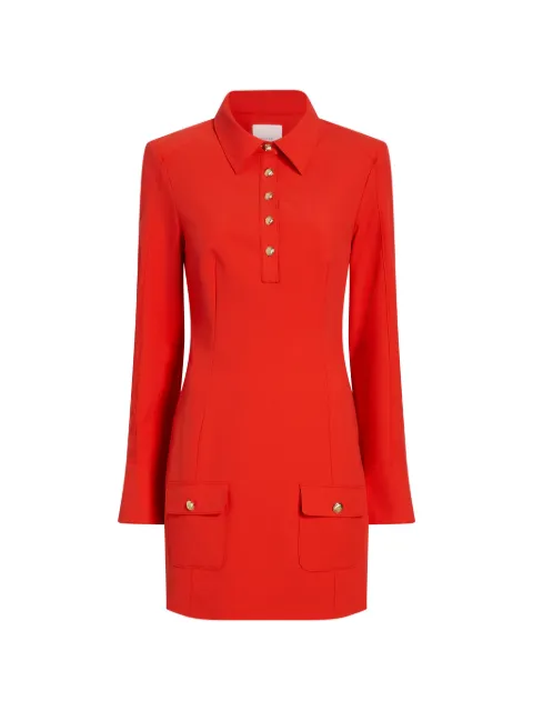 Cinq A Sept Lea collared mini dress Red ZD33083626Z