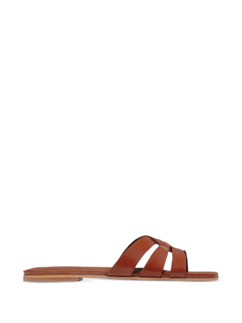 Bernardo Oxford woven flat sandals Brown OXFORD