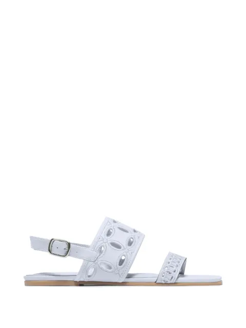 Bernardo Orla cut-out flat sandals Blue ORLA