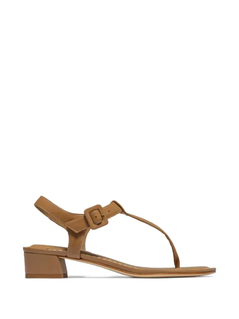 Bernardo Goyara buckle T-strap sandals Neutrals GOYARA