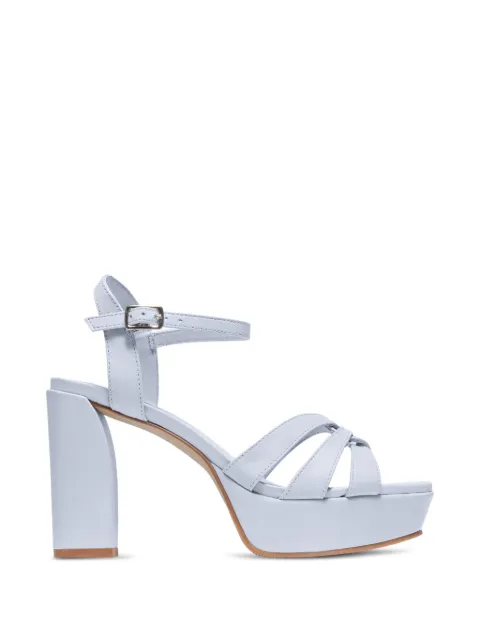 Bernardo Vittoria woven platform sandals Blue VITTORIA