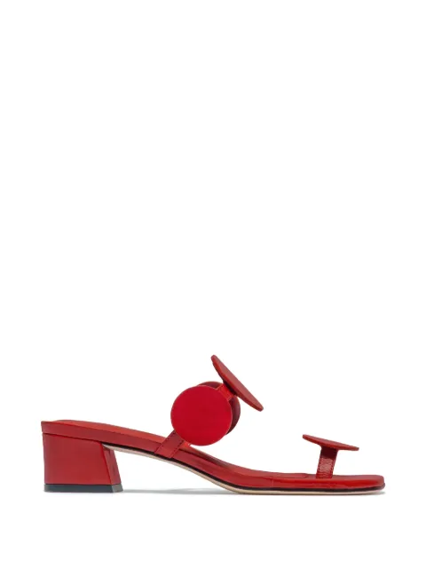 Bernardo Jupiter Moon toe-ring sandals Red JUPITERMOON