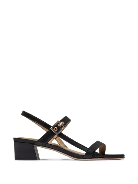 Bernardo Jinji buckle strap sandals Black JINJI