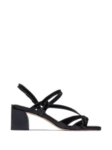 Bernardo Gyoda square-toe strappy sandals Black GYODA