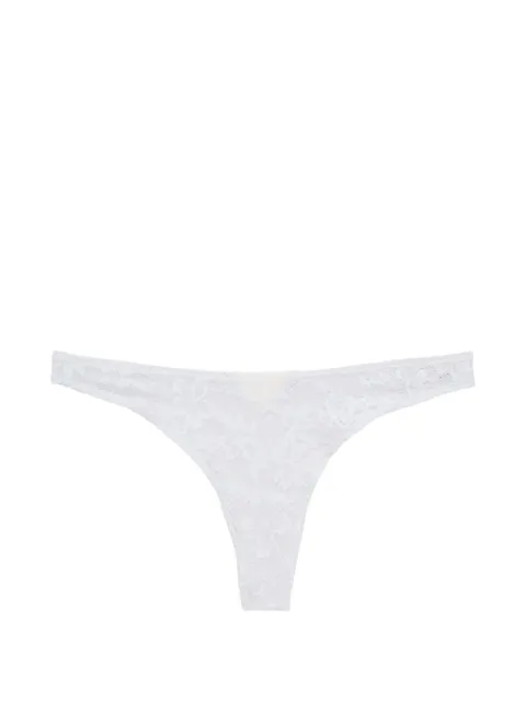 Fleur Du Mal Le Stretch lace thong White PY04070300