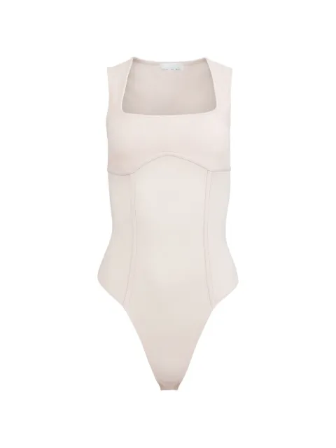 Fleur Du Mal scoop neck bodysuit Neutrals BS04671081
