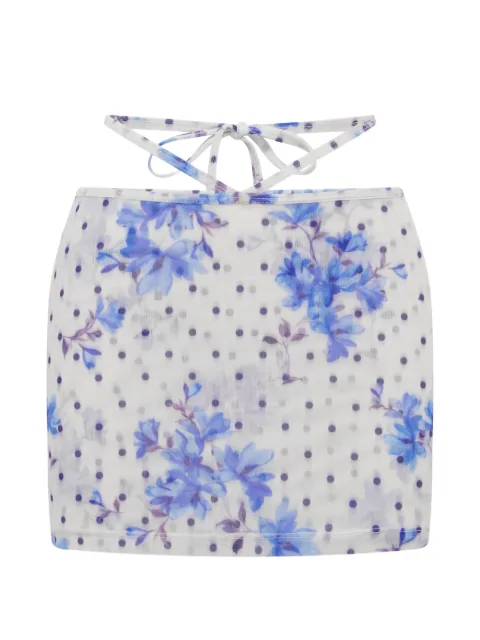 FAE SWIM Vela mini skirt White 51432