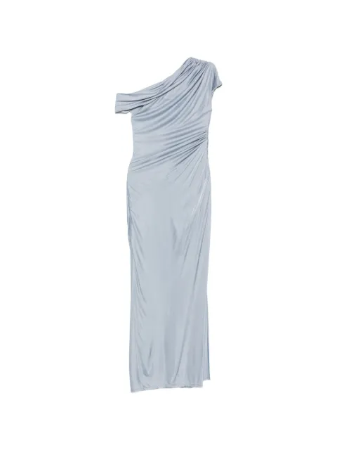 Galvan London ruched off-shoulder dress Blue DR0342
