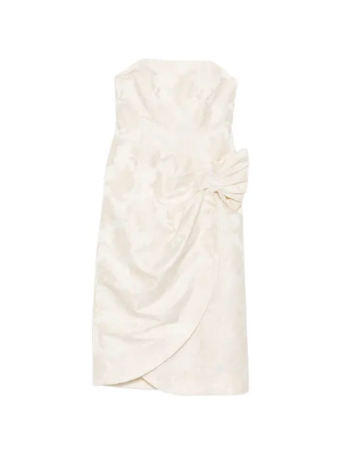 Simone Rocha Sash midi dress Neutrals 74471236