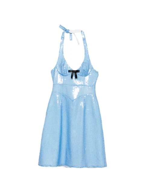 SHUSHU/TONG sequin-embellishment midi dress Blue FSMTDR05CAA082