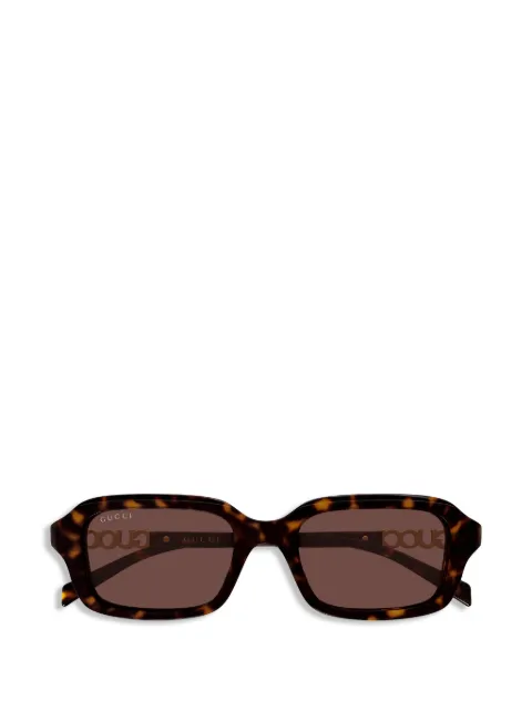 Gucci Eyewear rectangle-frame sunglasses Brown GG2152S002