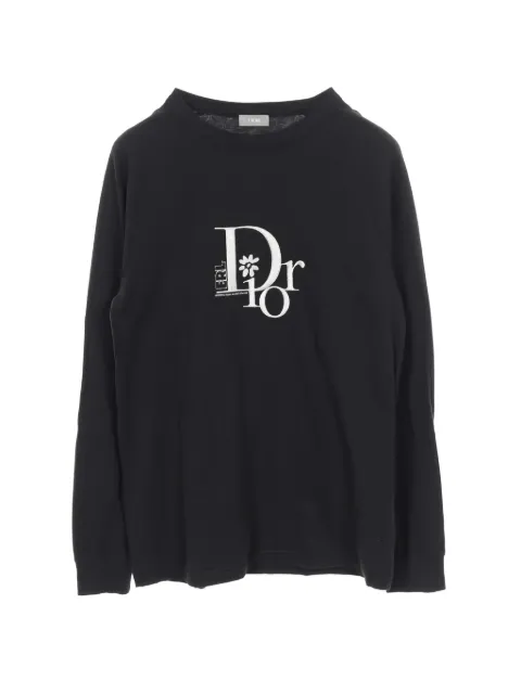 Christian Dior Pre-Owned x ERL long-sleeved T-shir Black 1039772