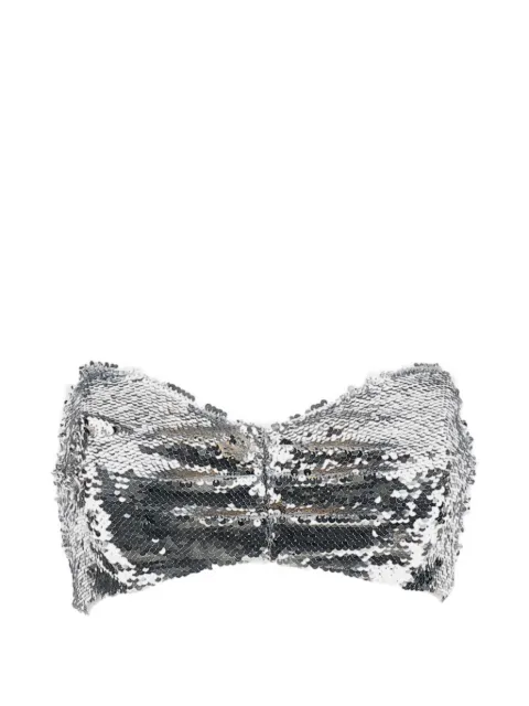Simone Rocha sequin bandeau top Silver 54361300SILVER