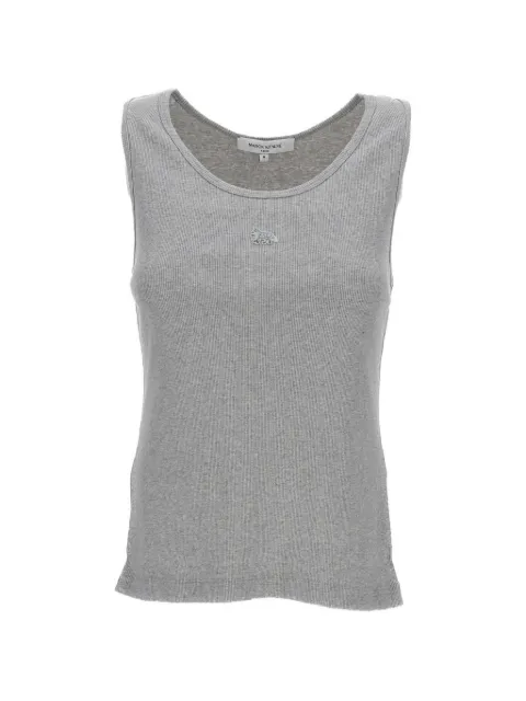 Maison Kitsuné cut-out-detail top Grey MW00121KA0033