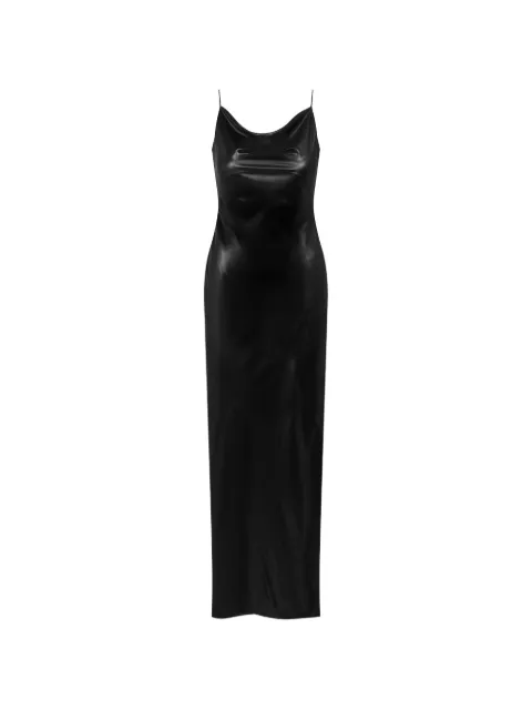 Maison Close backless split maxi dress Black 564362