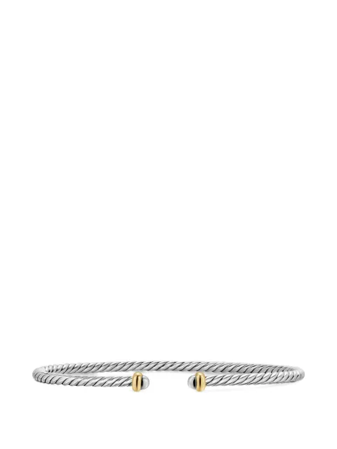 David Yurman 14kt yellow gold Flex bracelet Silver B18683S4